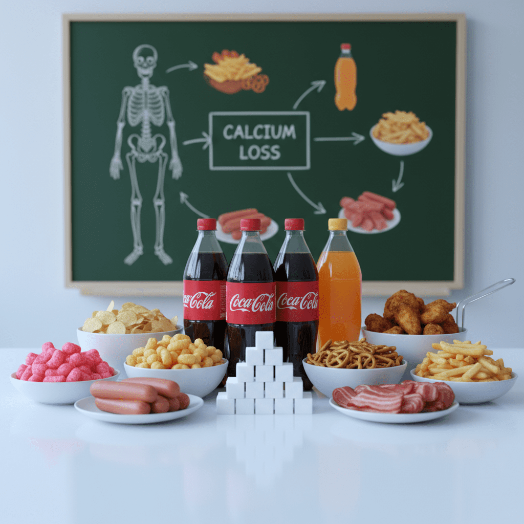 5 Foods That Cause Osteoporosis and Weaken Bones