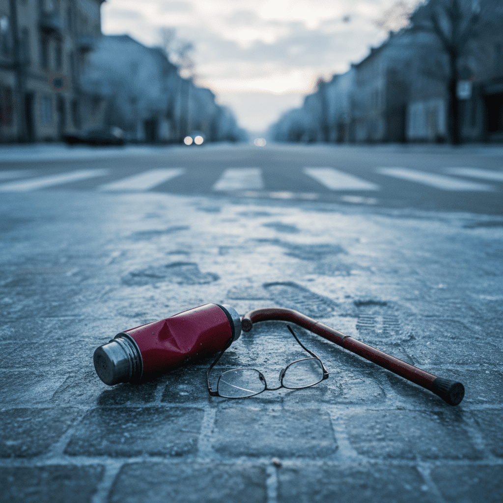 Watch for scaphoid fracture symptoms after slipping on icy pavement in the morning